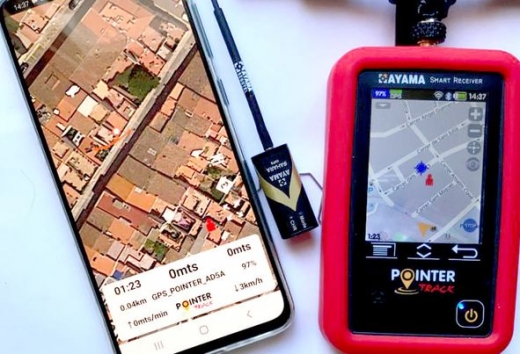 Pointer Track + App teléfono movil