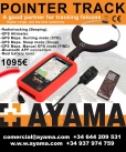 PACK POINTER TRACK/LOGAN per il volo basso e i piccoli uccelli.