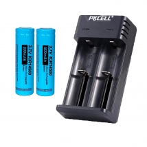 Caricabatterie + 2 batterie del ricevitore Panther Plus